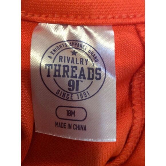 RIVARLY Threads Sleeveless Oregon State 18 Months Orange - Picture 3 of 3